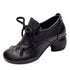 Vintage Fold Leather Deep Mouth Women's Shoes